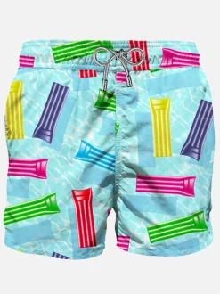 Klassische Herren-Badeshorts mit Aufdruck