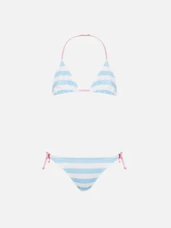 Klassischer Mädchen-Triangel-Bikini Holly mit Fiorucci Angel-Print