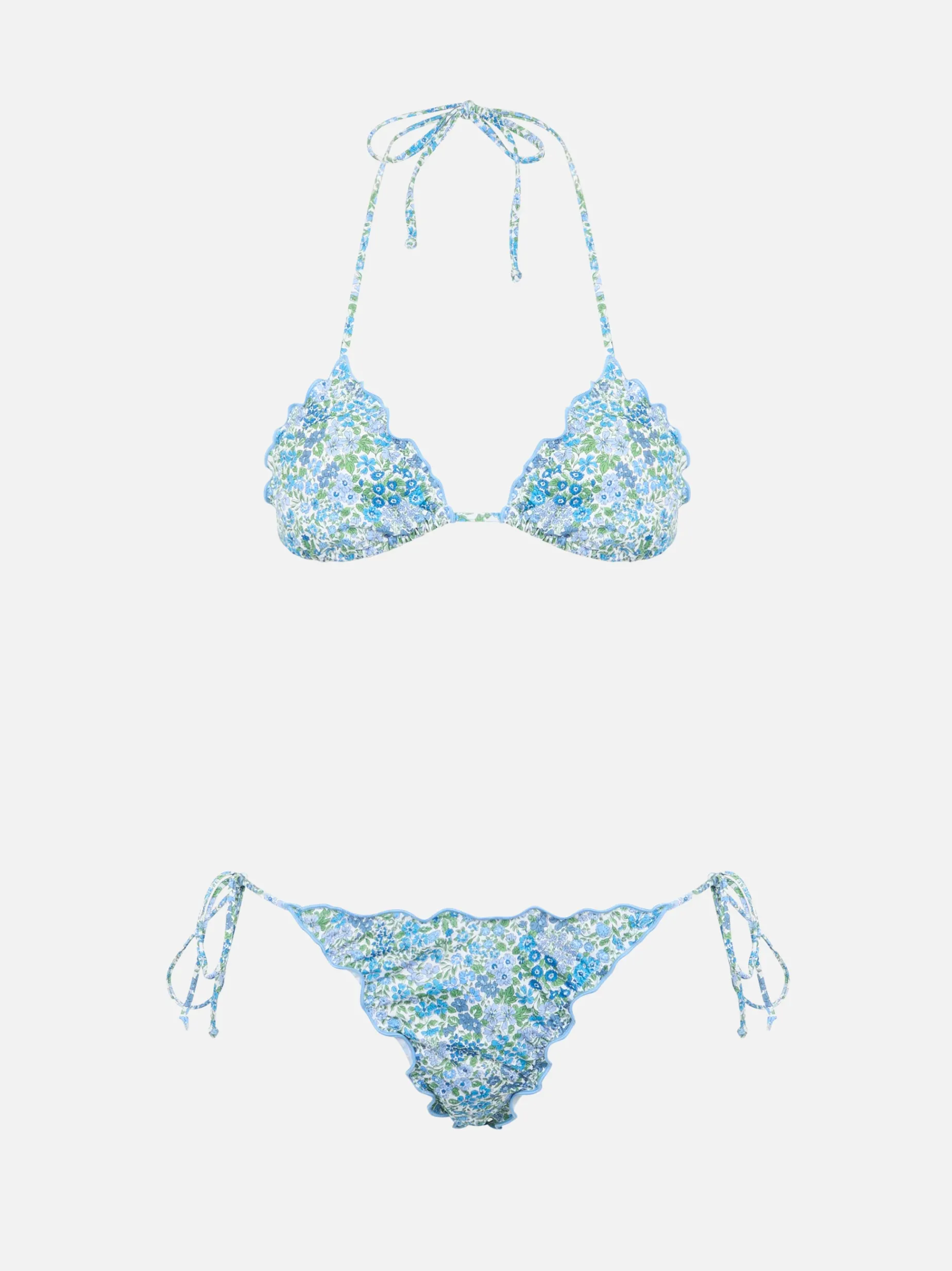 Klassischer Triangel-Bikini für Damen Joanna Luise Sagittarius Miami | AUS LIBERTY-STOFF HERGESTELLT