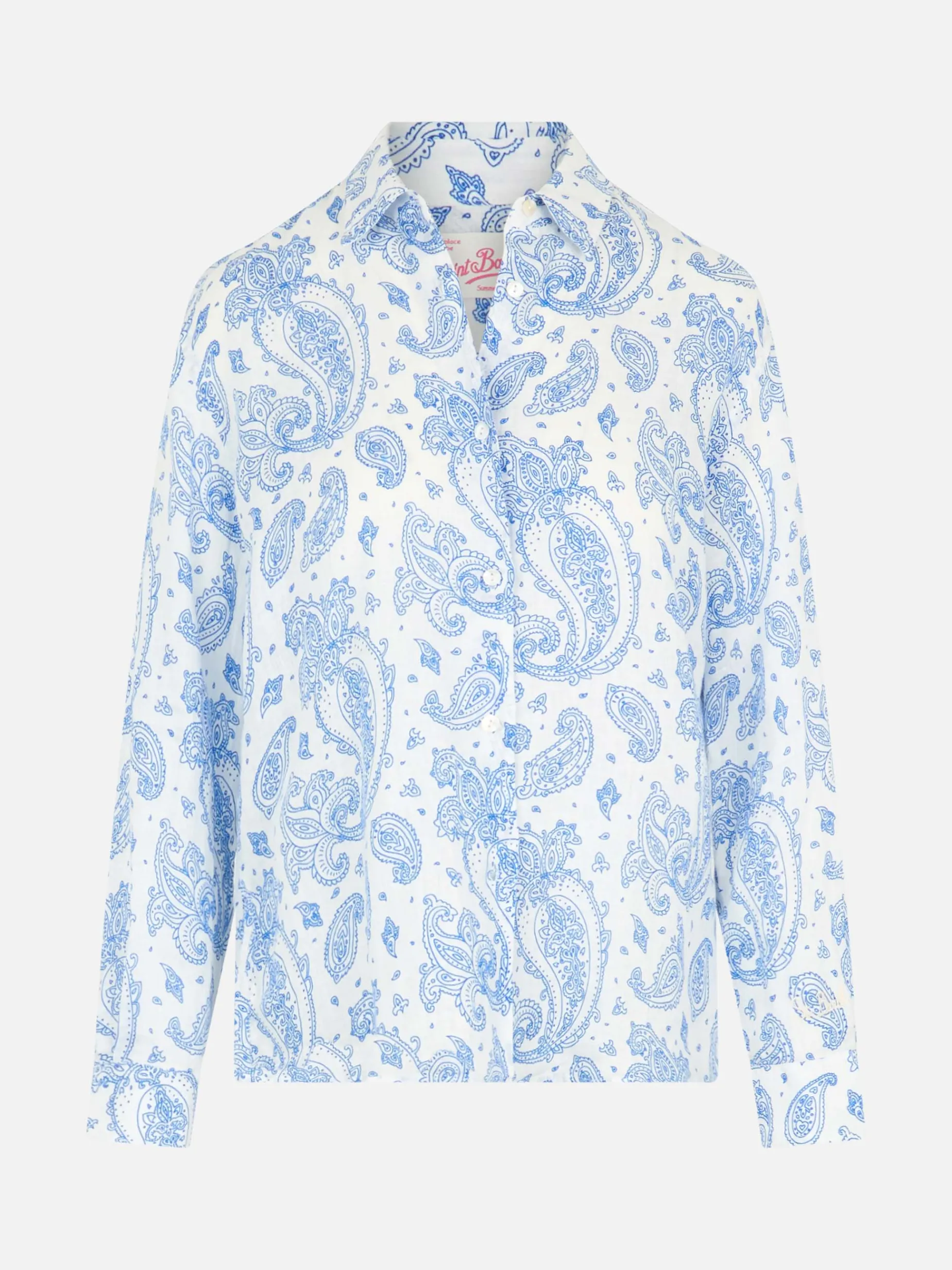 Klassisches Paisley-Leinenhemd für Damen Meredith