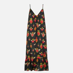 Kleid mit Secret-Herzmuster und Schulterträgern