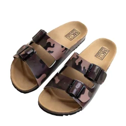 Korksandalen mit Tarnmuster