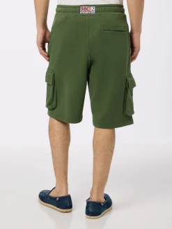 Kurze Cargohose für Herren in Militärgrün von Cargy