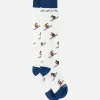 Lange Herrensocken mit St. Moritz-Print