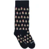 Lange Jungensocken mit Ingwerkeks-Aufdruck