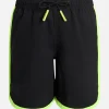 Lange schwarze Badeshorts für Jungen Kyte Comfort Jr