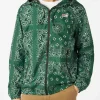 Leichte Herren-Windjacke mit Kapuze und Bandana-Aufdruck
