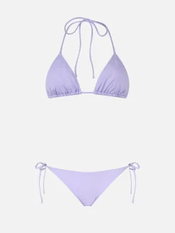 Lila klassischer Triangel-Bikini für Damen Leah Virgo