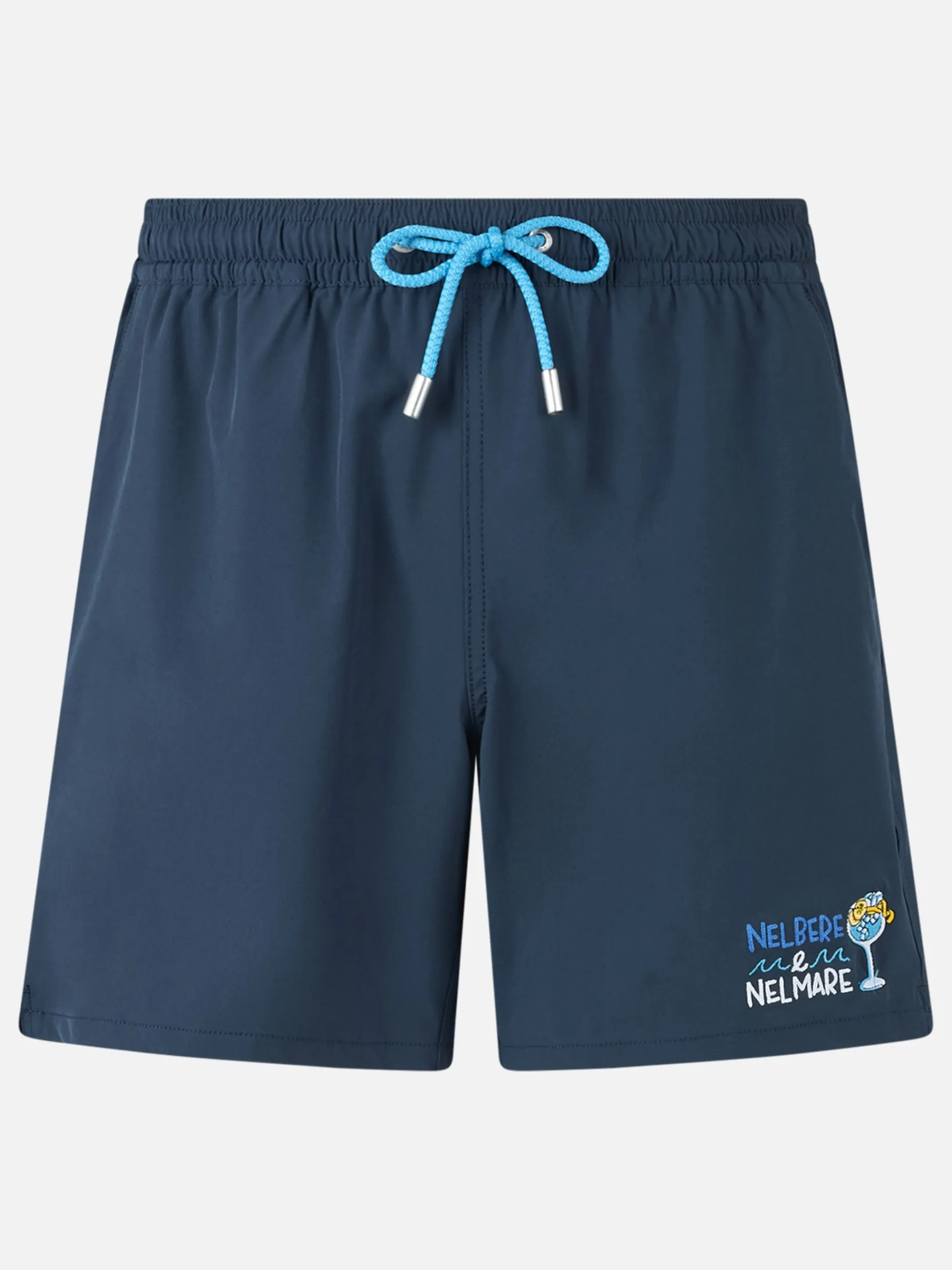 Man Comfort Badeshorts mit „Nel bere e nel mare“-Stickerei | INSULTI LUMINOSI SONDEREDITION