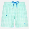 Man Comfort Light Badeshorts mit Oktopus-Print