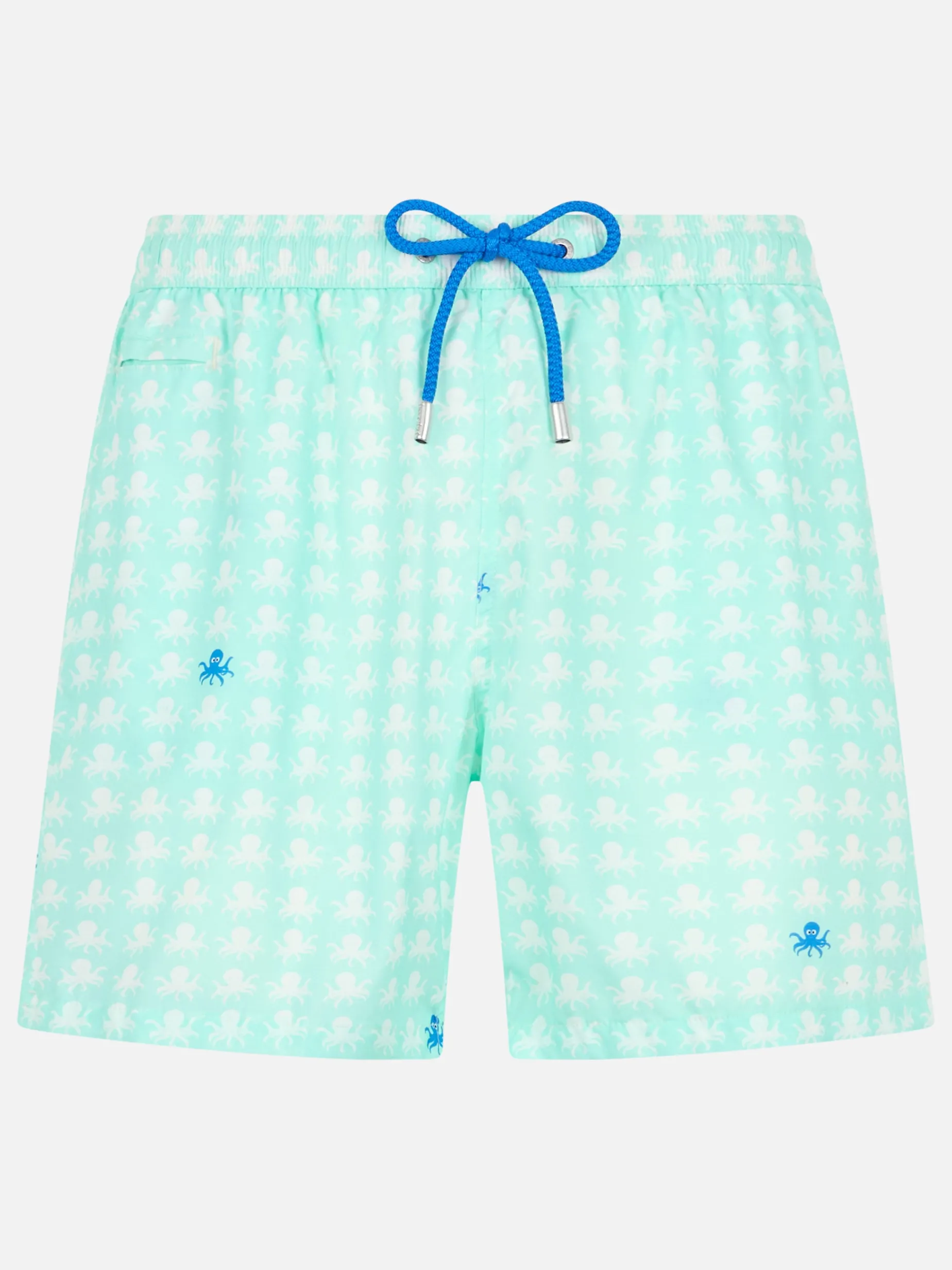 Man Comfort Light Badeshorts mit Oktopus-Print