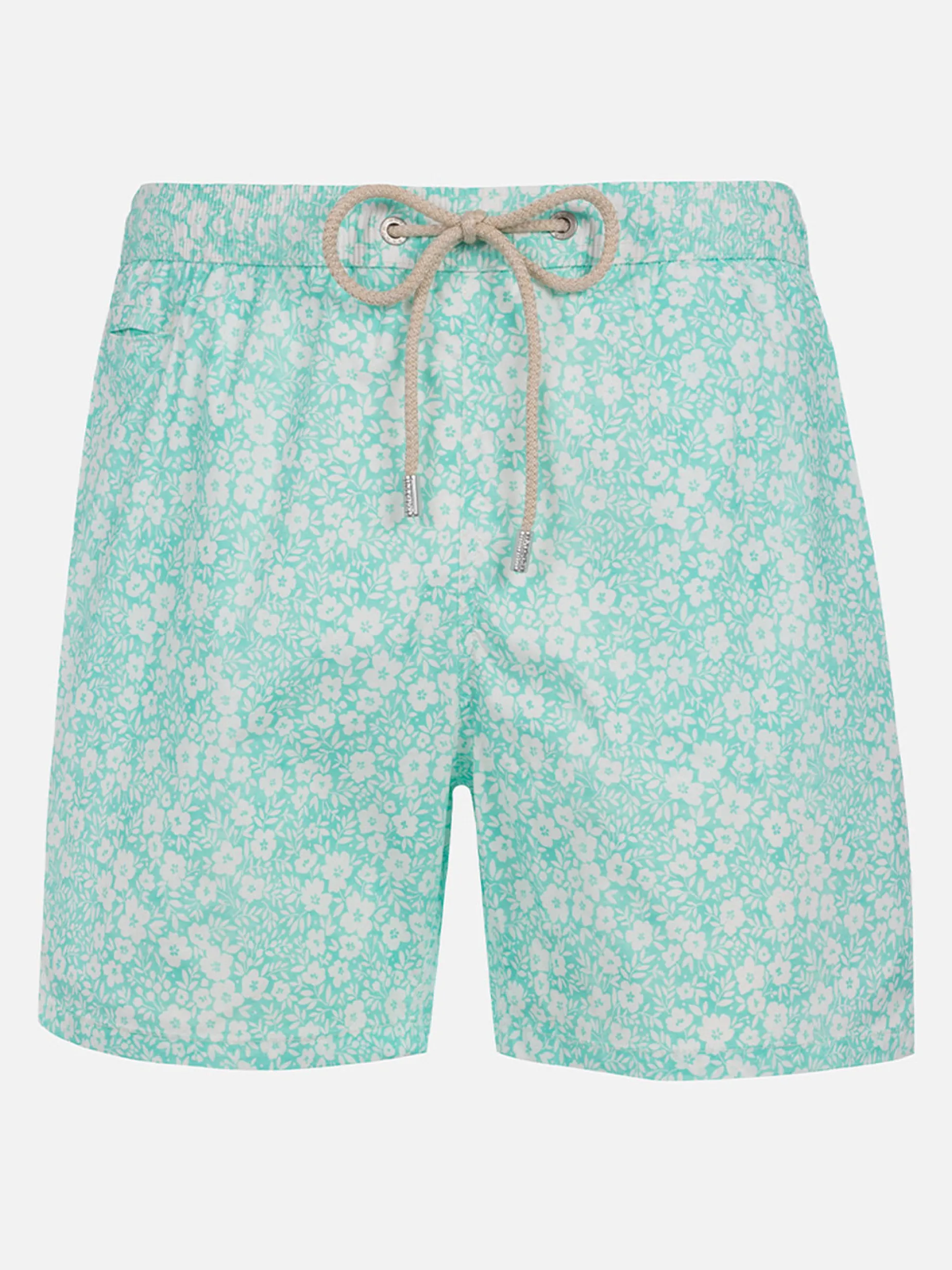 Man Comfort Light Badeshorts mit Blumendruck