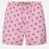 Man Comfort Light Badeshorts mit Meeresschildkröten-Print