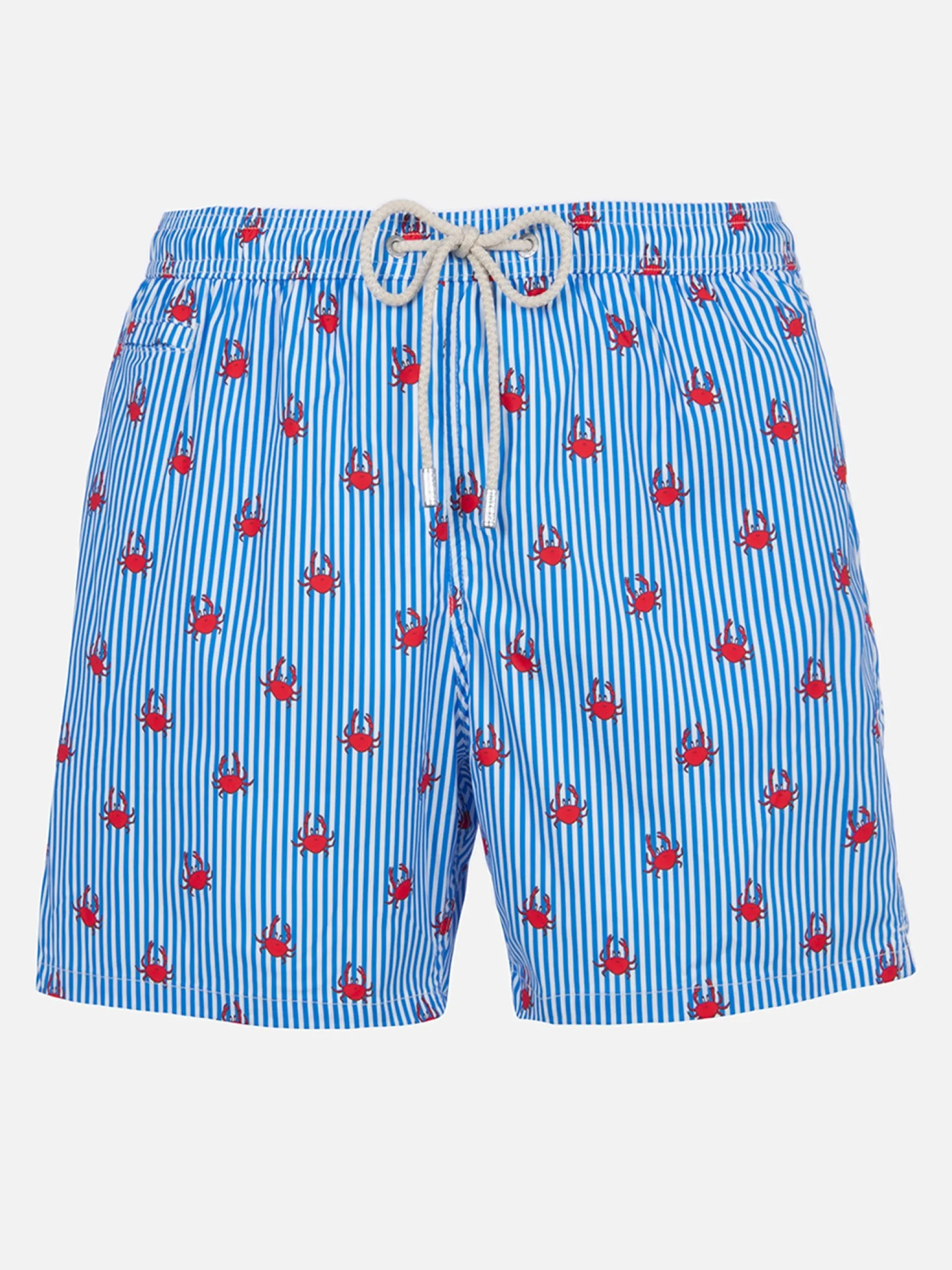 Man Comfort Light Badeshorts mit Krabben-Print