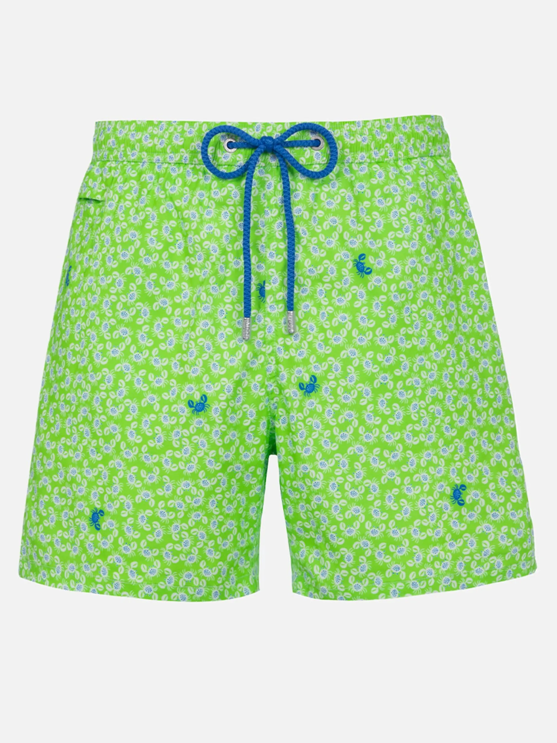 Man Comfort Light Badeshorts mit Krabben-Print