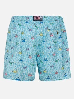 Man Comfort Light Badeshorts mit Krabben-Print