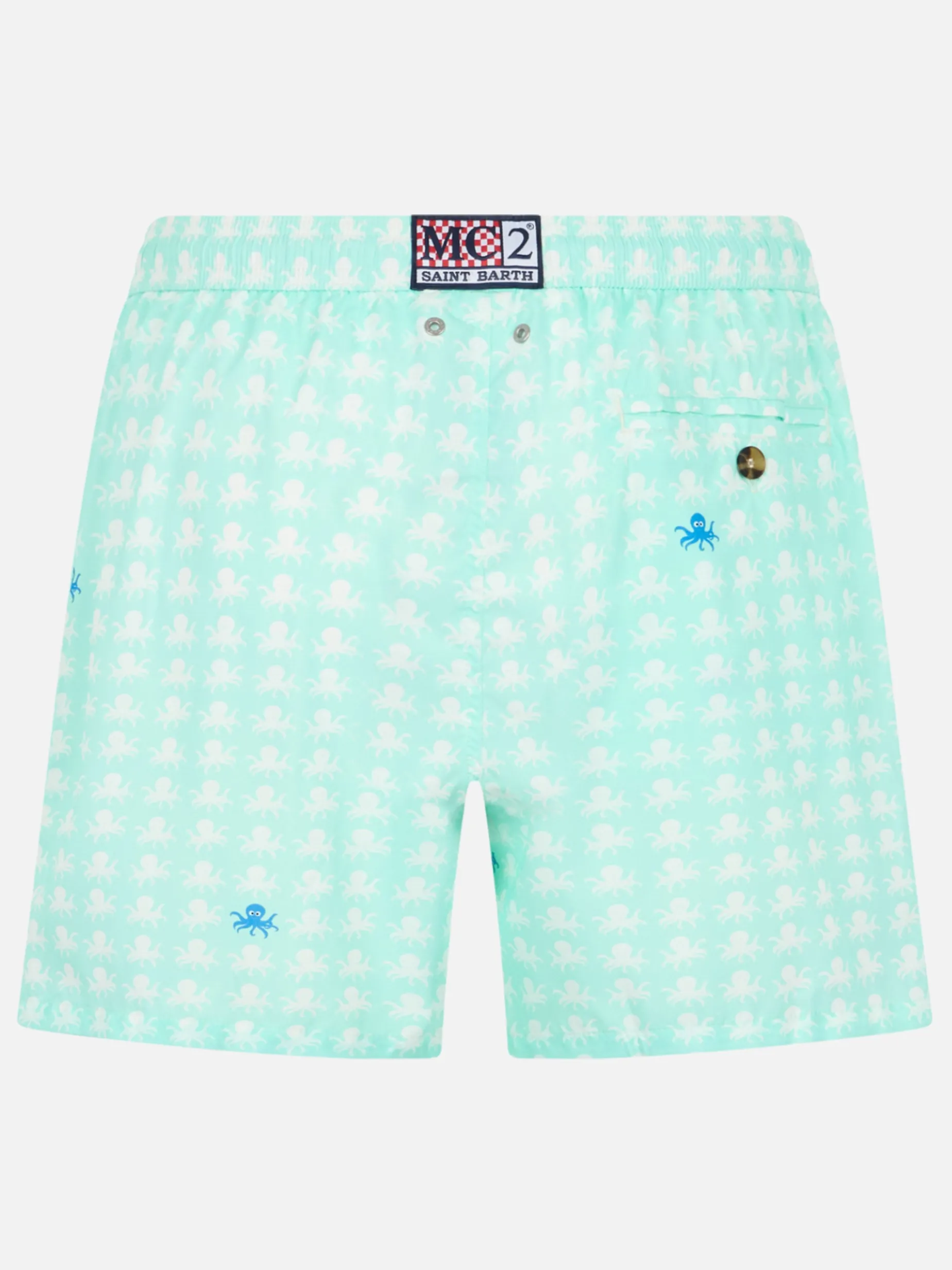 Man Comfort Light Badeshorts mit Oktopus-Print
