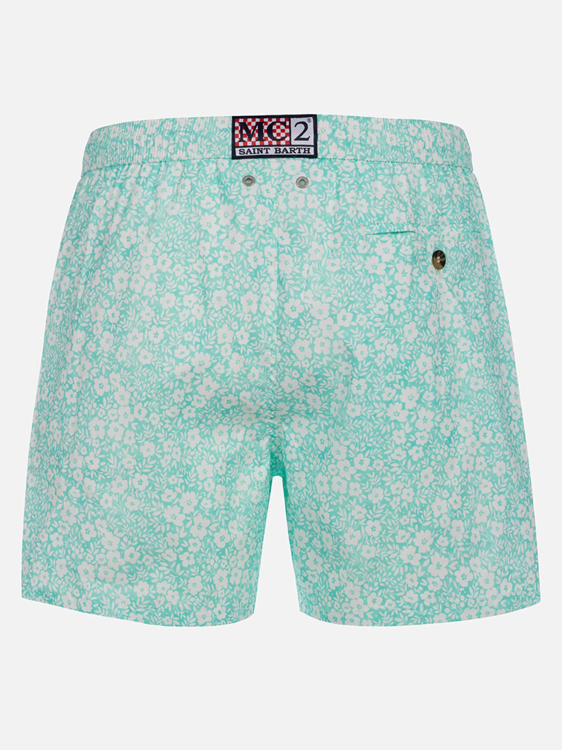 Man Comfort Light Badeshorts mit Blumendruck