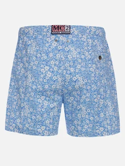 Man Comfort Light Badeshorts mit Blumendruck
