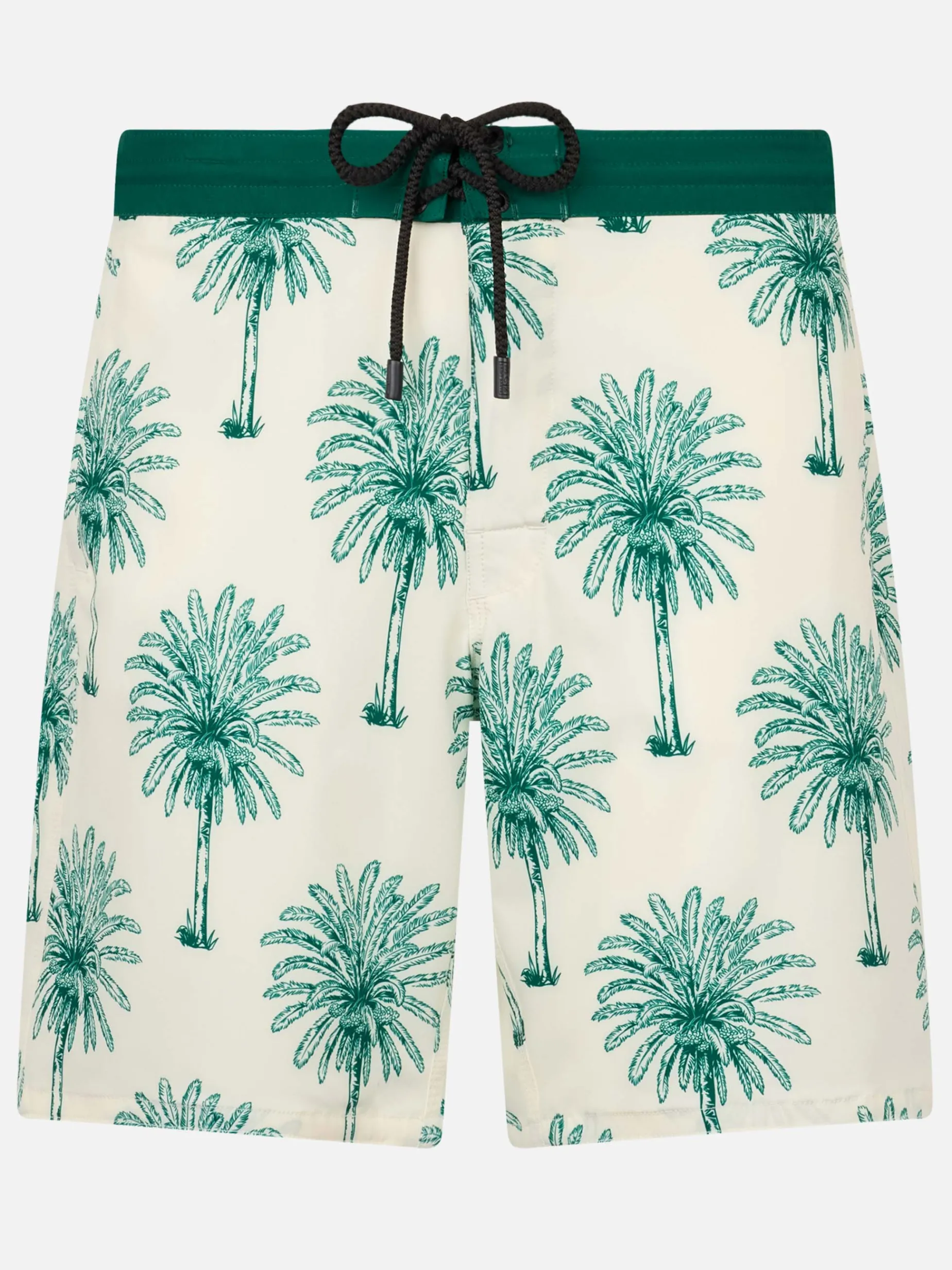 Man Comfort Surf Badeshorts mit Palmenprint