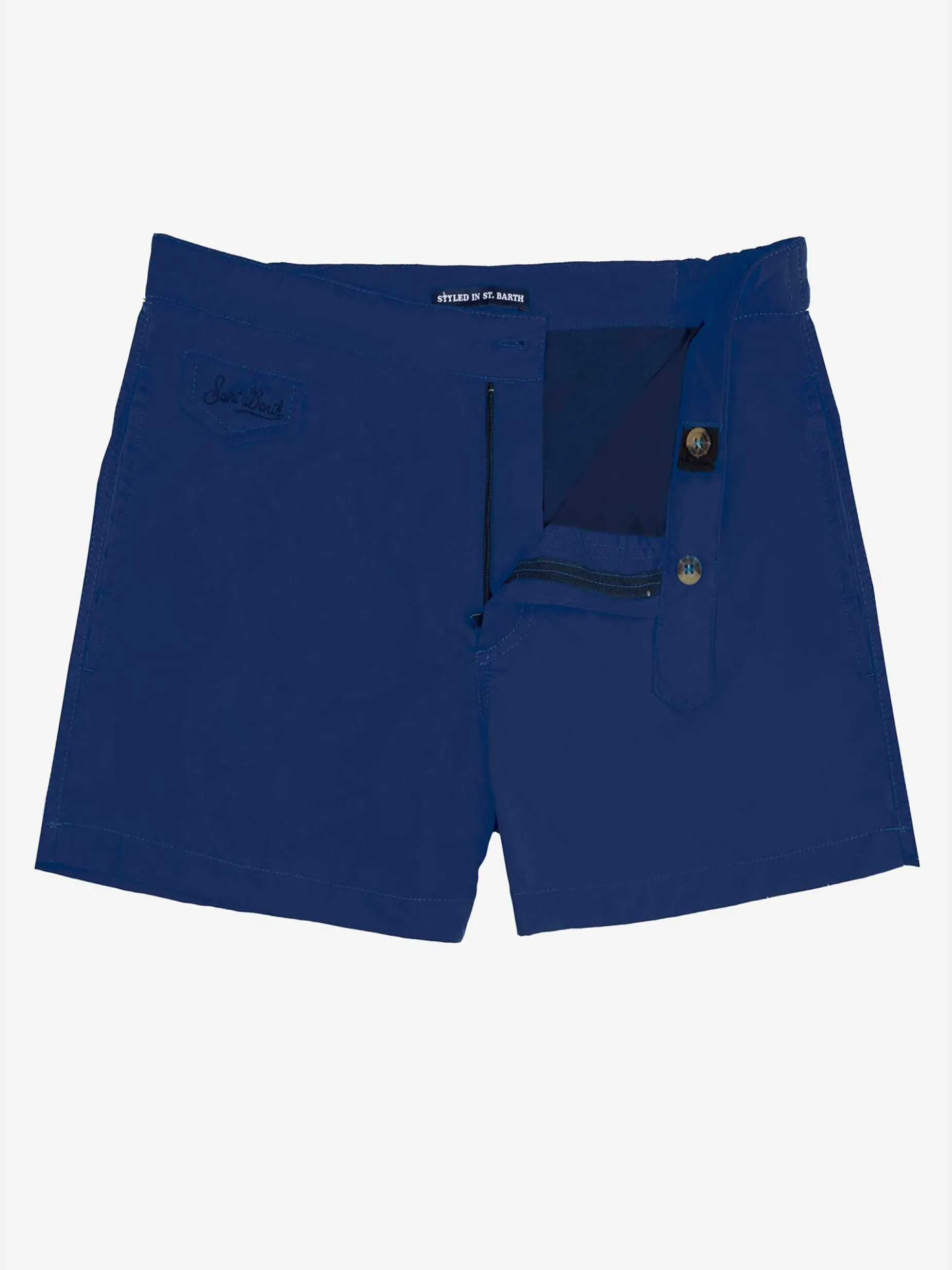 Marineblaue Herren-Badeshorts