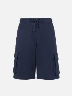Marineblaue kurze Cargohose für Herren von Cargy
