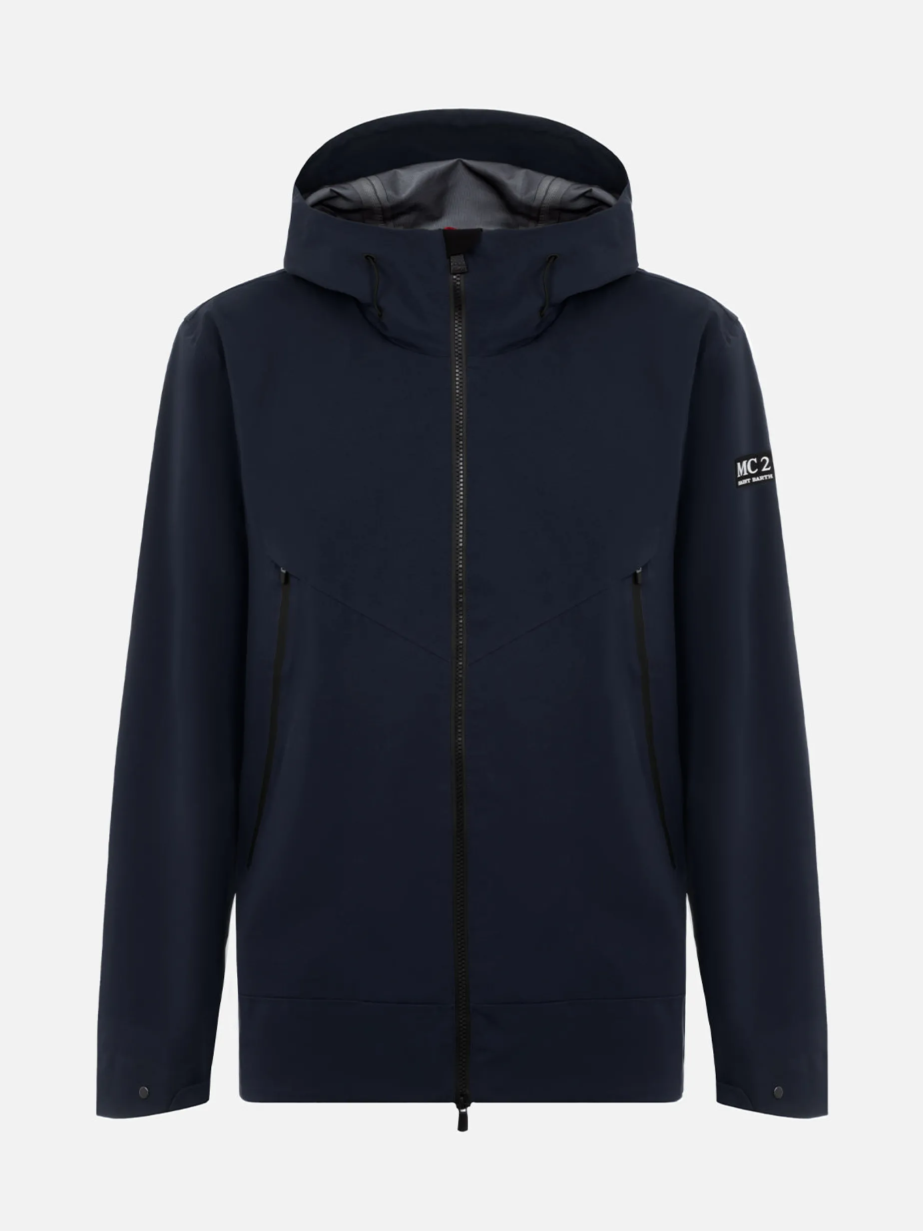 Marineblaue 3-Lagen-Kapuzenjacke Parson für Herren