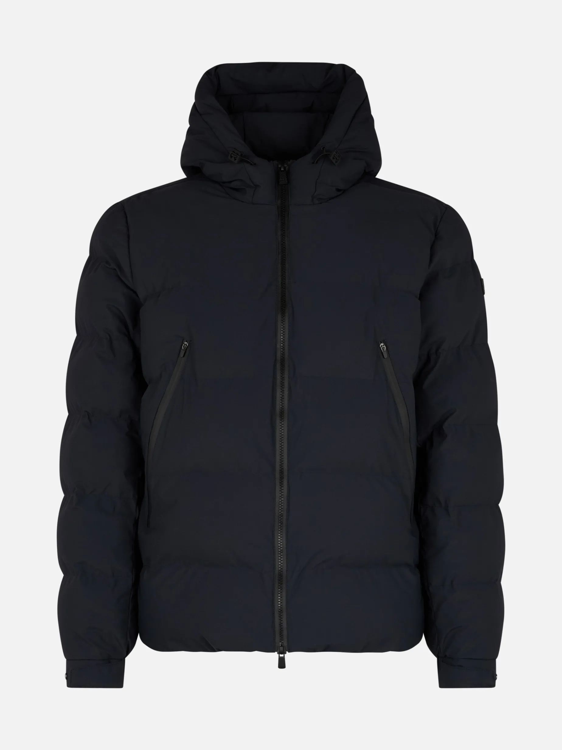 Marineblaue Steppjacke mit Kapuze für Herren von Maier