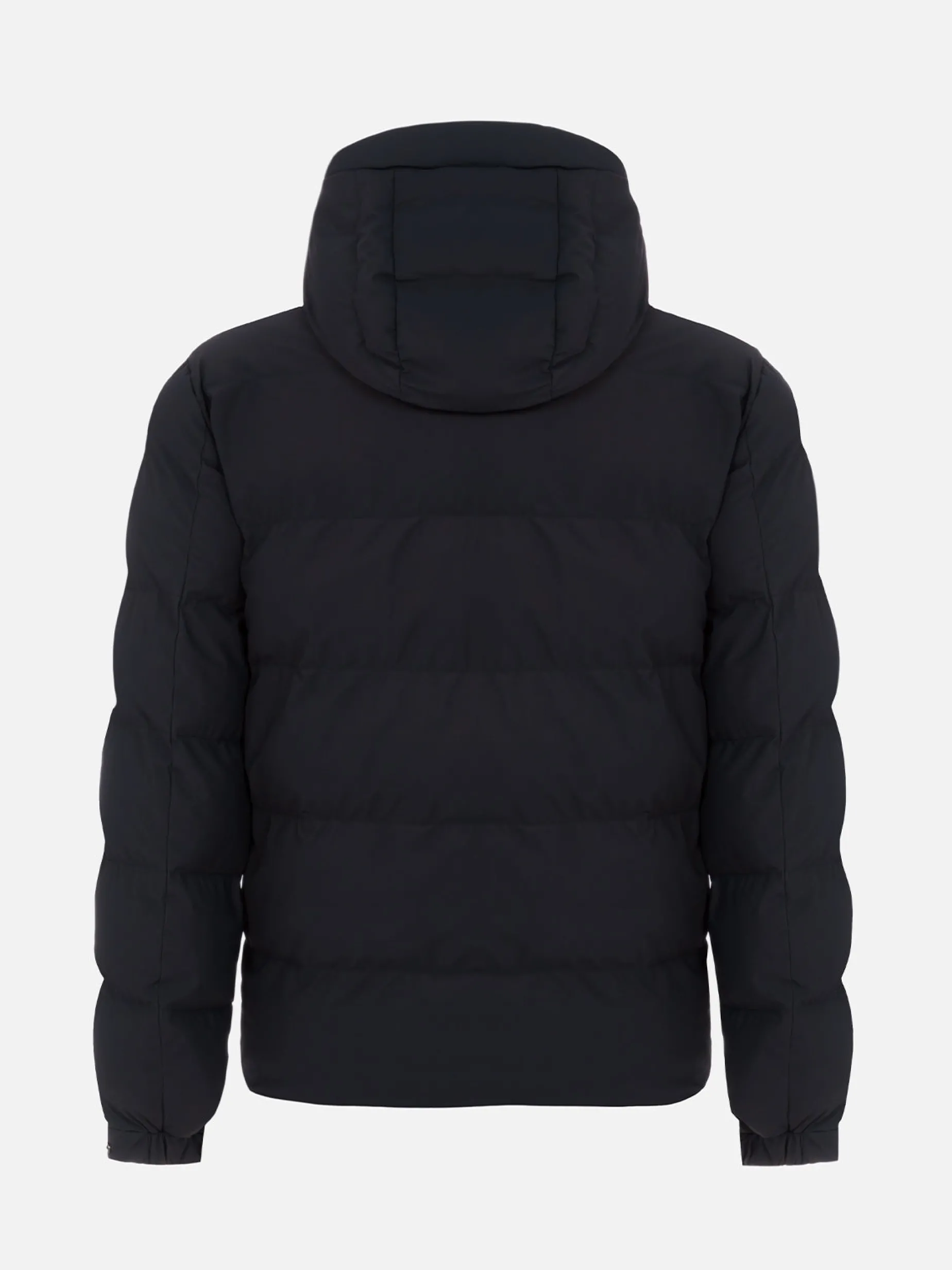 Marineblaue Steppjacke mit Kapuze für Herren von Maier