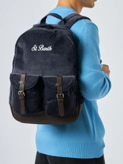 Marineblauer Cordrucksack Cody