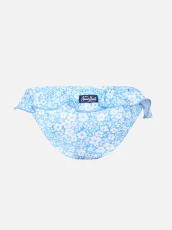 Mädchen Badeslip Melly mit Rüschen und Blumenprint