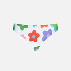 Mädchen-Badehose mit Blumendruck