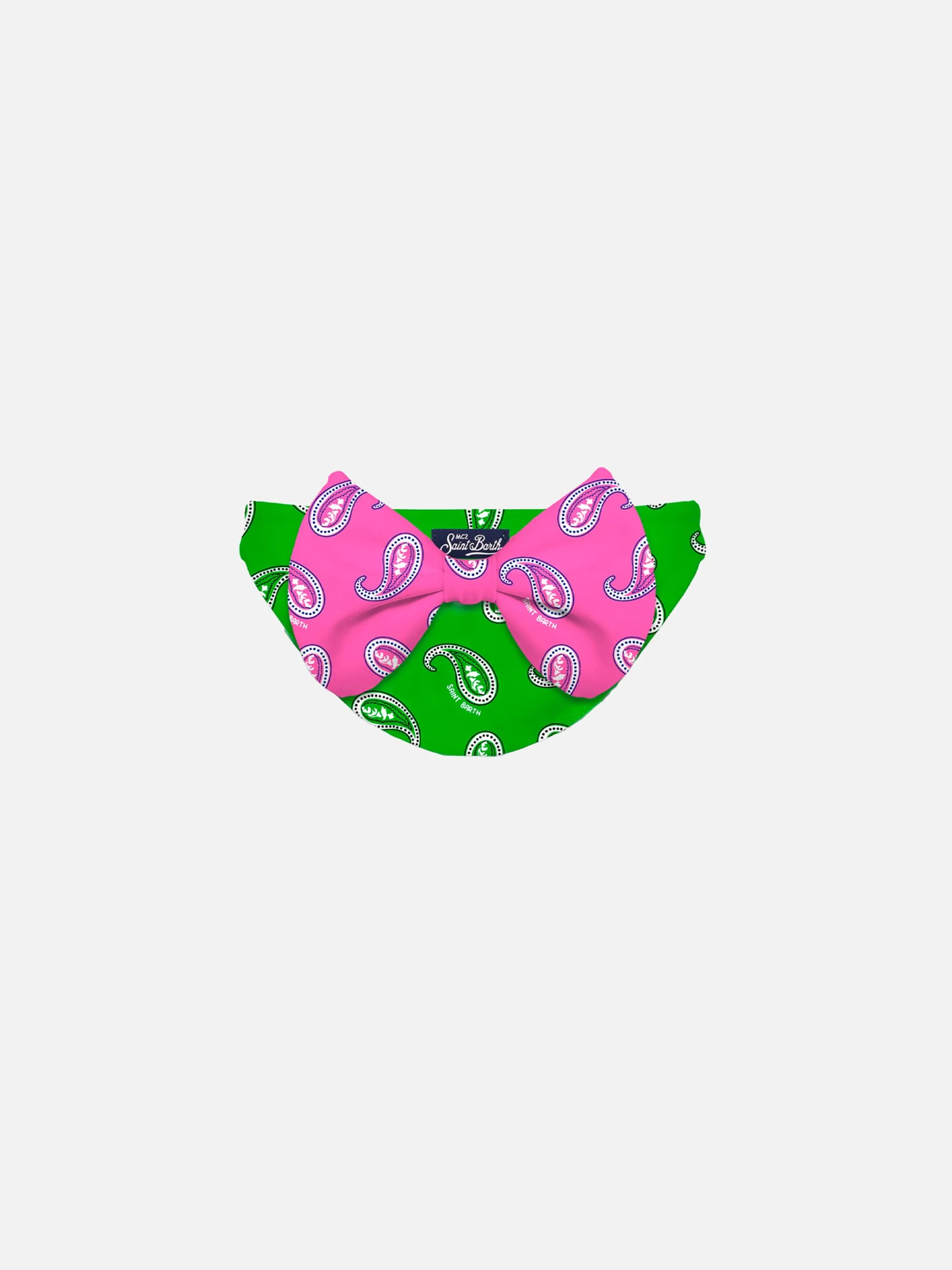Mädchen-Badehose mit Paisley-Print
