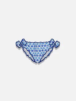 Mädchen-Badehose mit Seestern-Print