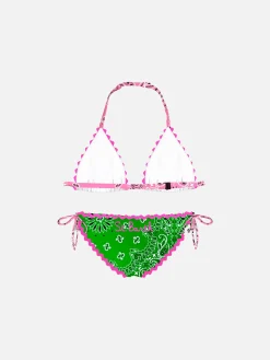 Mädchenbikini mit Bandana-Print