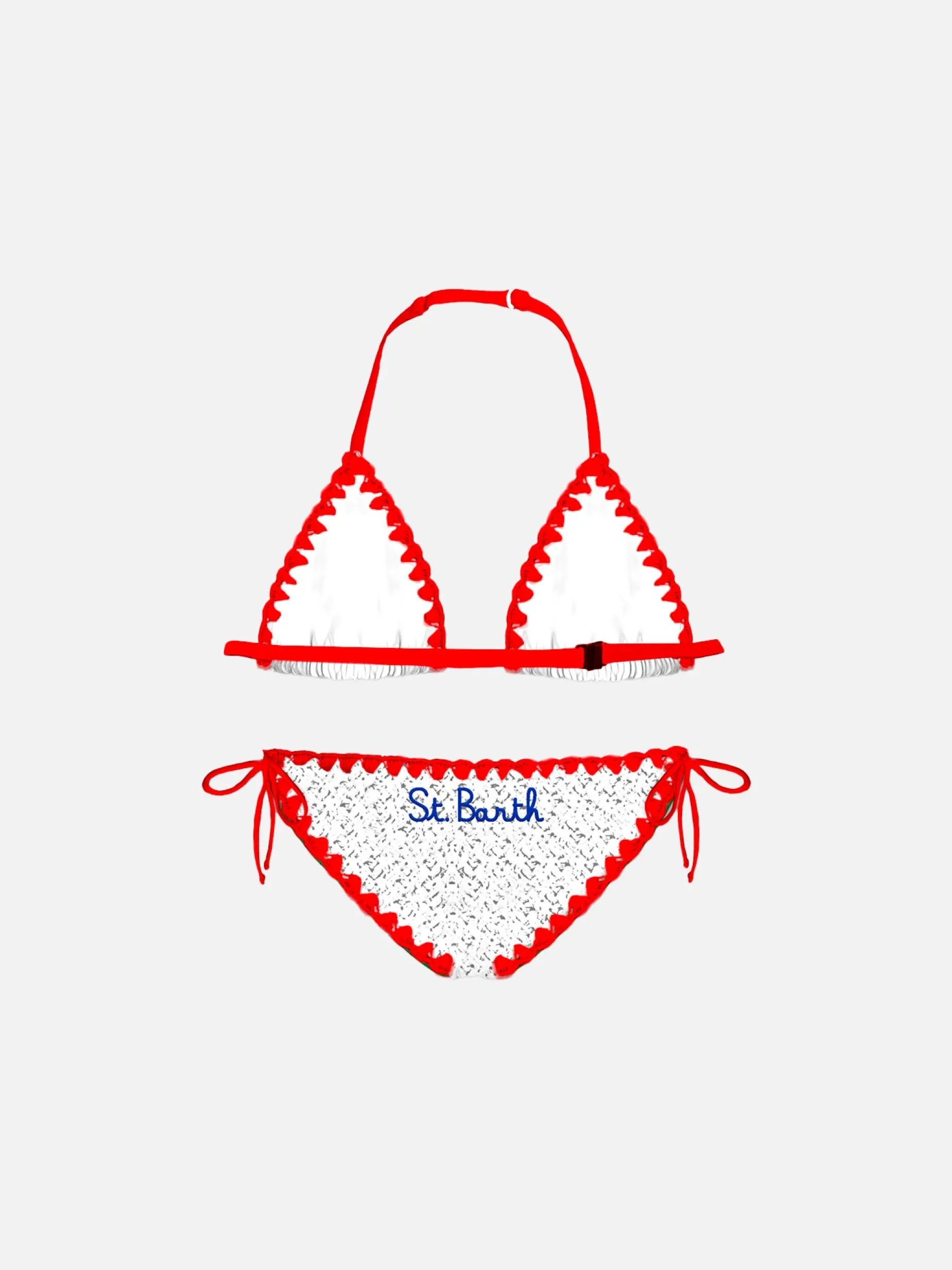 Mädchenbikini mit Herzen
