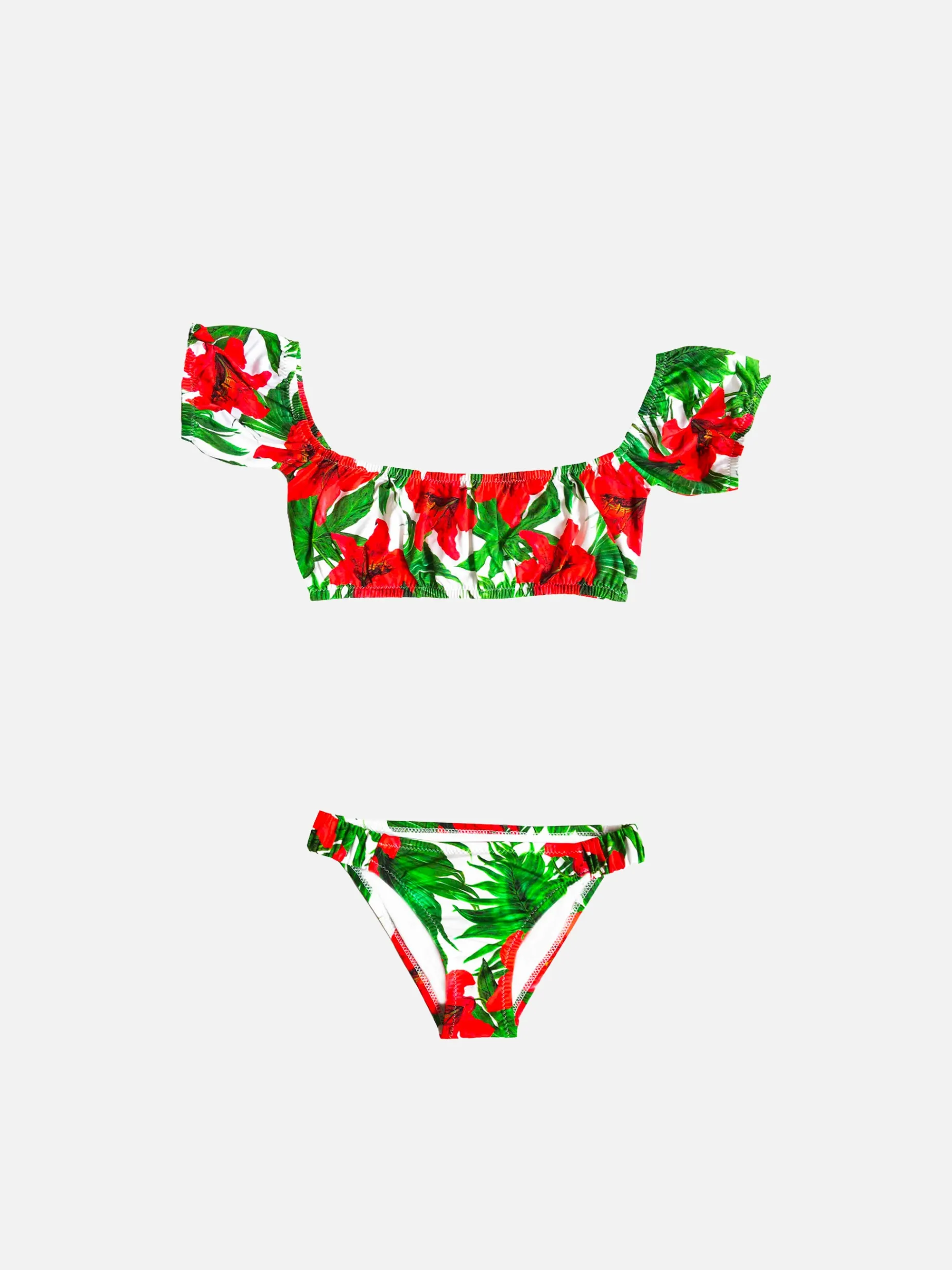 MÄDCHEN-BIKINI ROMANTISCHER IBISCUS