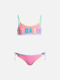 Mädchen-Bralette-Bikini Jaiden mit Frottee-Patch von St. Barth Barth