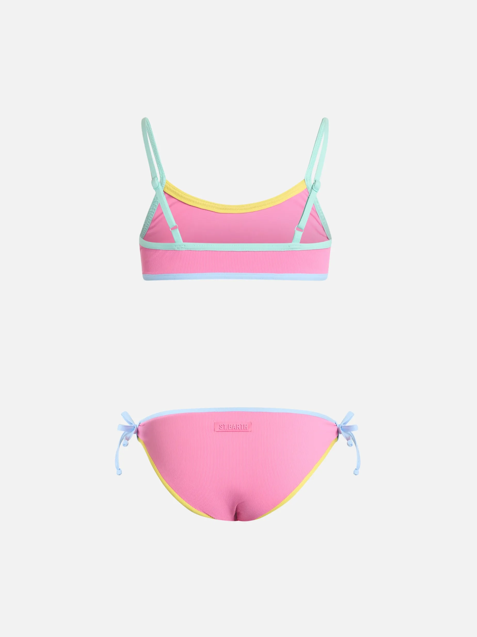 Mädchen-Bralette-Bikini Jaiden mit Frottee-Patch von St. Barth Barth