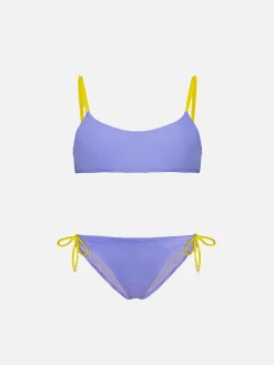 Mädchen-Bralette-Bikini mit Dreaming St. Barth-Stickerei