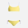 Mädchen-Bralette-Bikini mit Zebra-Prägung Jaiden