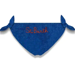 Mädchen-Jeans-Badehose mit Erdbeer-Patch