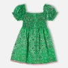 Mädchenkleid mit Bandana-Print