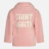 Mädchenmantel aus rosa Teddystoff
