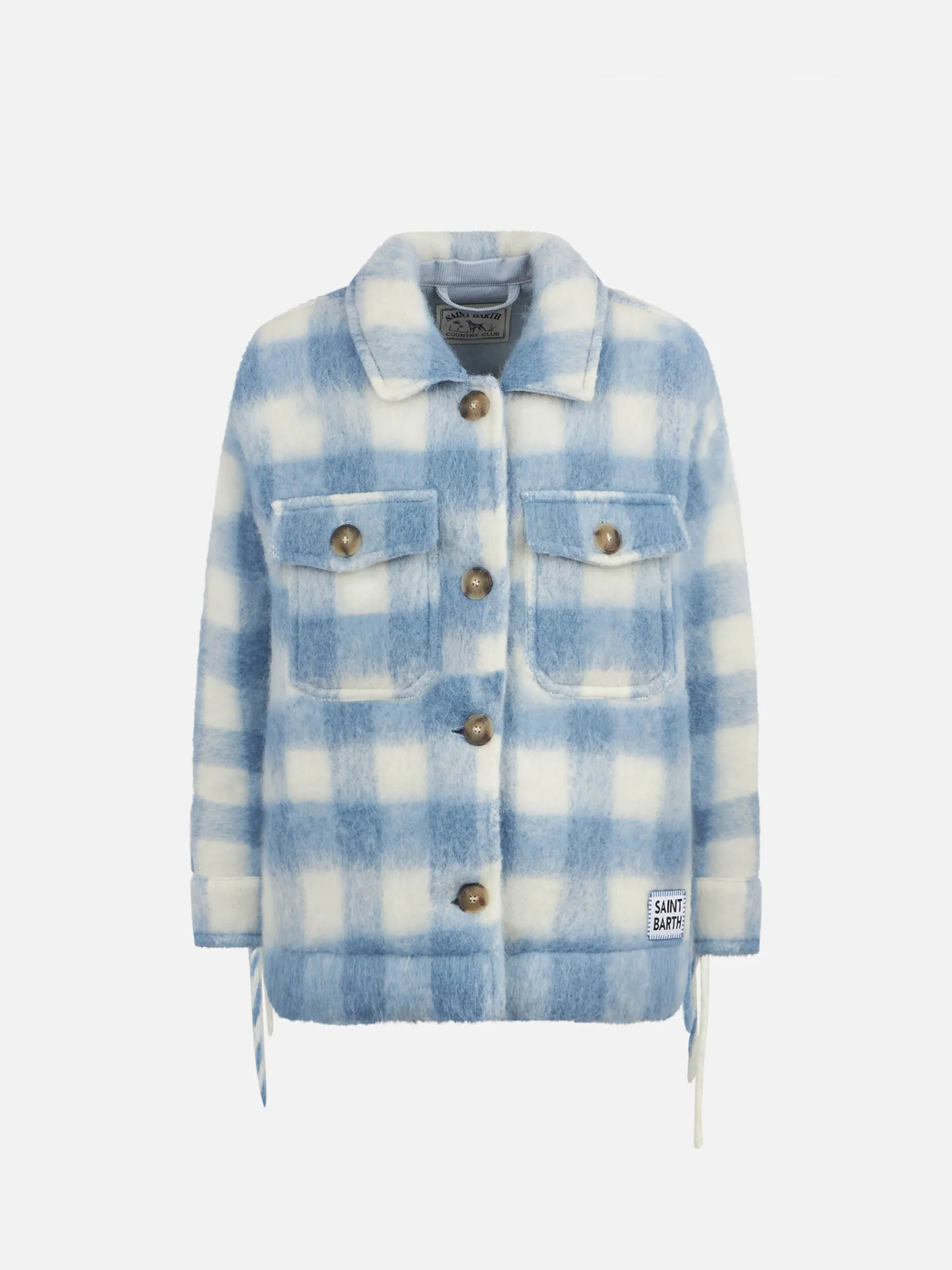 Mädchen-Overshirtjacke mit Fransen