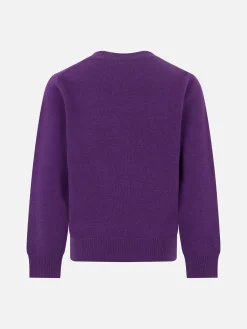Mädchenpullover mit Rundhalsausschnitt und Lisa-Simpson-Aufdruck | DIE SIMPSON-SONDERAUSGABE