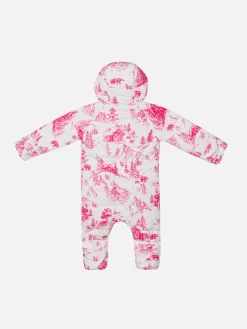 Mädchen-Skianzug Glace mit Toile de Jout-Print