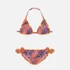 Mädchen-Triangel-Bikini mit Liberty-Print | Hergestellt aus Liberty-Stoff