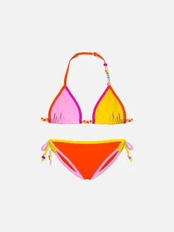Mädchen-Triangel-Bikini mit Anhängern