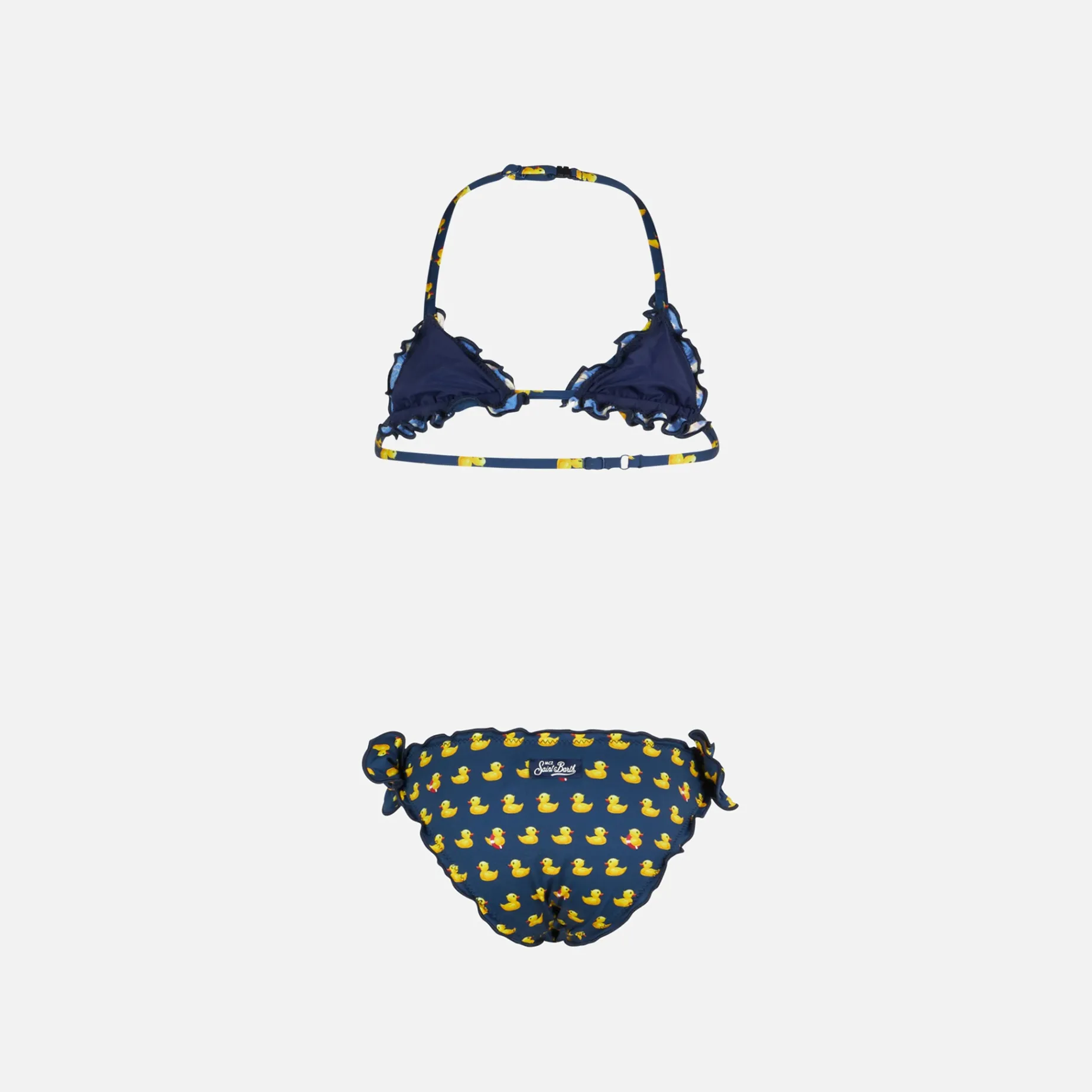 Mädchen-Triangel-Bikini mit Aufdruck